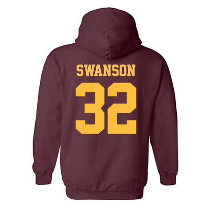 UMN Duluth - NCAA Baseball : Ethan Swanson - Classic Shersey Hooded Sweatshirt-1
