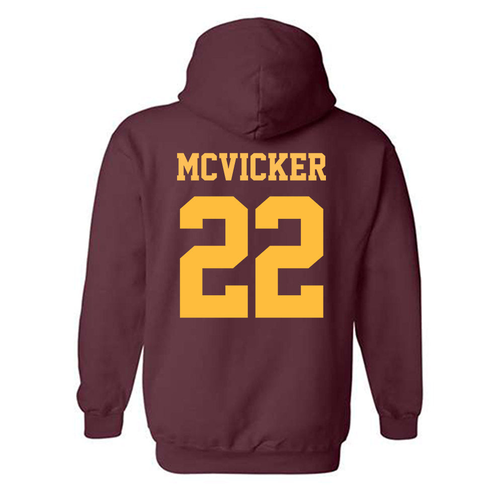 UMN Duluth - NCAA Women's Basketball : Keagan McVicker - Classic Shersey Hooded Sweatshirt-1