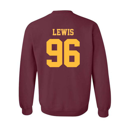 UMN Duluth - NCAA Football : Spencer Lewis - Classic Shersey Crewneck Sweatshirt-1