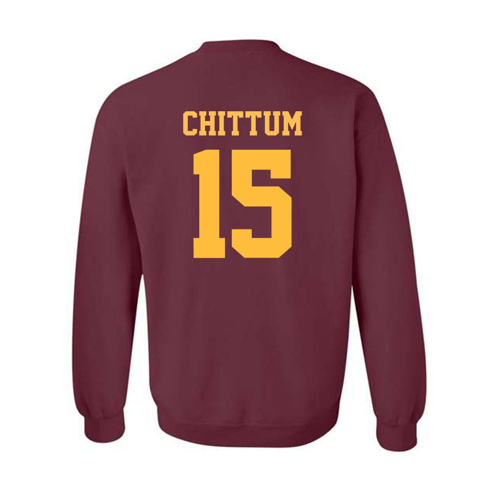 UMN Duluth - NCAA Baseball : Caid Chittum - Classic Shersey Crewneck Sweatshirt-1