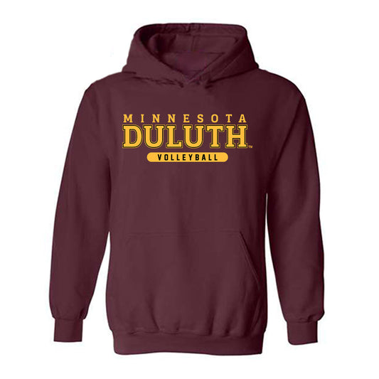UMN Duluth - NCAA Women's Volleyball : Kenzie Kiminski - Classic Shersey Hooded Sweatshirt-0