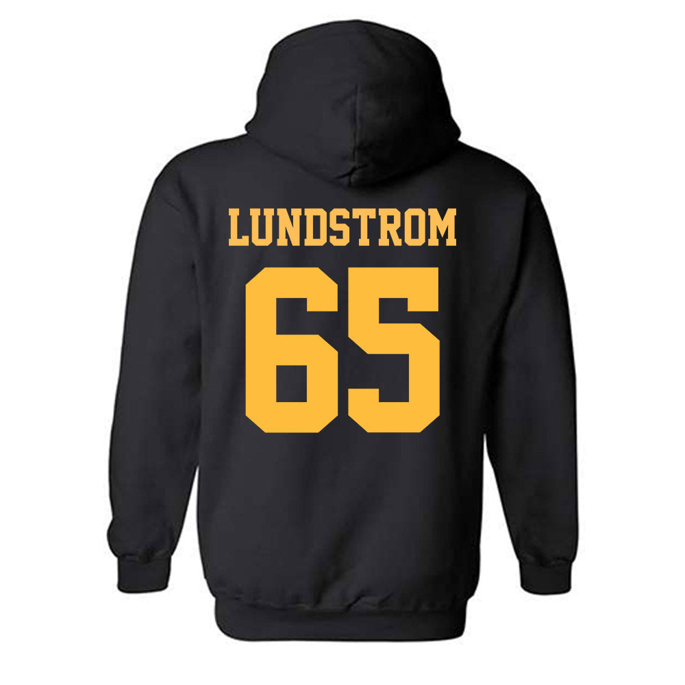 UMN Duluth - NCAA Football : David Lundstrom - Classic Shersey Hooded Sweatshirt-1