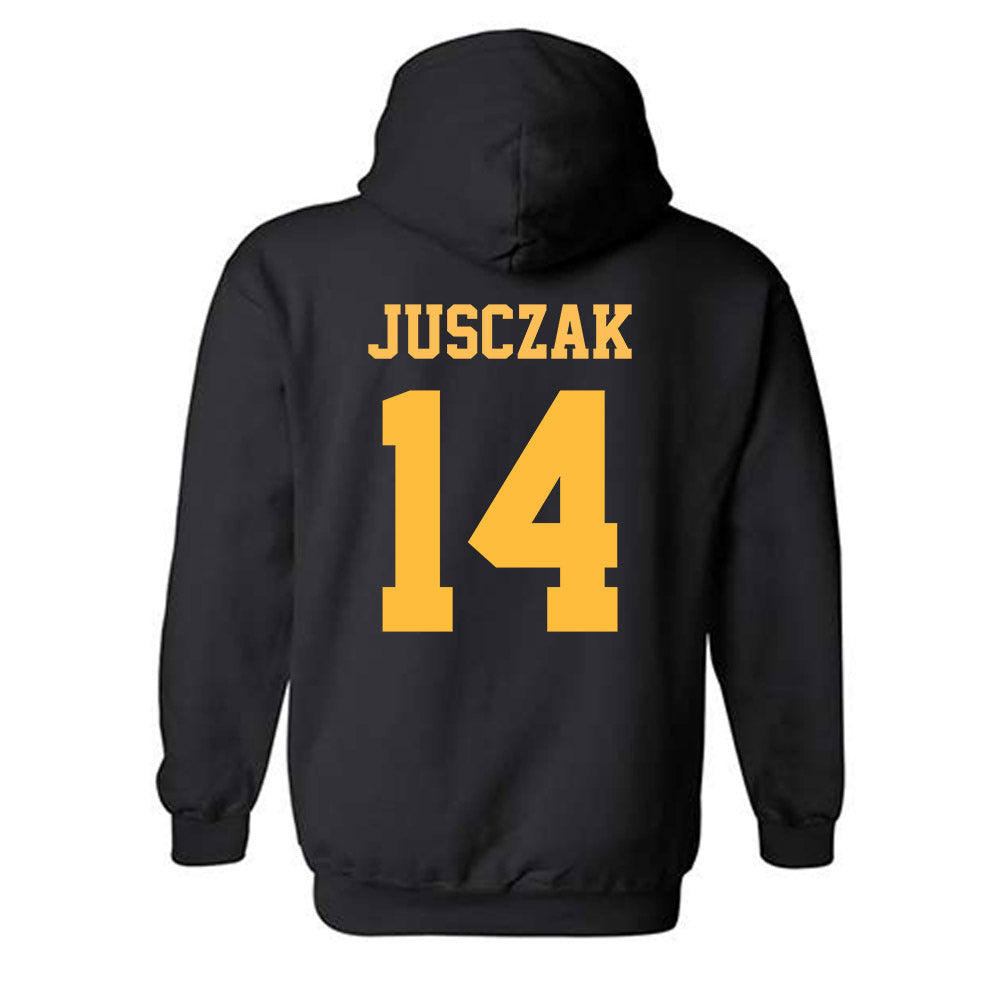 UMN Duluth - NCAA Women's Basketball : Karly Jusczak - Classic Shersey Hooded Sweatshirt-1