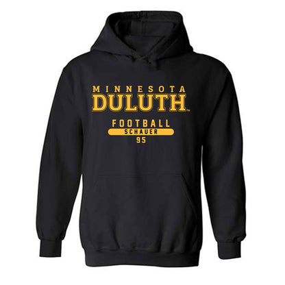 UMN Duluth - NCAA Football : Brady Schauer - Classic Shersey Hooded Sweatshirt-0