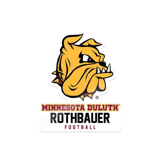 UMN Duluth - NCAA Football : Tanner Rothbauer - Sticker-0