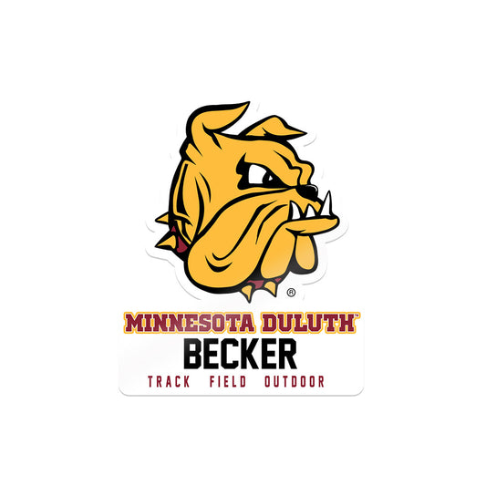 UMN Duluth - NCAA Women's Track & Field : Claire Becker - Sticker-0
