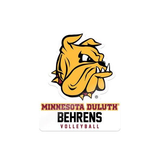 UMN Duluth - NCAA Women's Volleyball : Kendra Behrens - Sticker-0