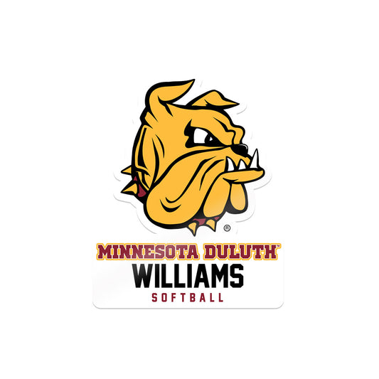 UMN Duluth - NCAA Softball : Allyssa Williams - Sticker-0