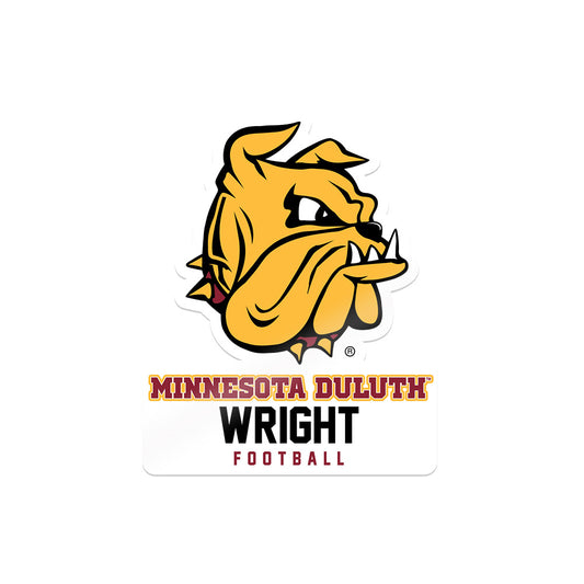 UMN Duluth - NCAA Football : Isaiah Wright - Sticker-0