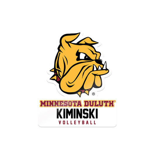 UMN Duluth - NCAA Women's Volleyball : Kenzie Kiminski - Sticker-0