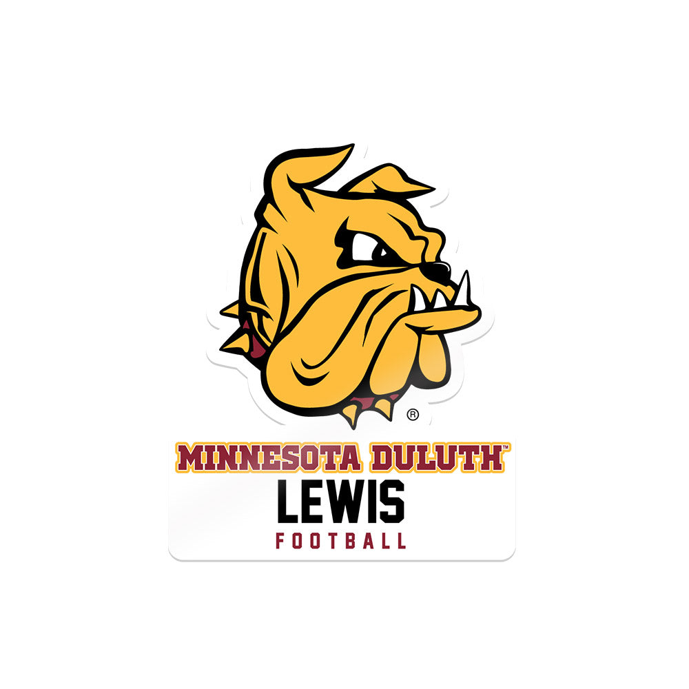 UMN Duluth - NCAA Football : Spencer Lewis - Sticker-0
