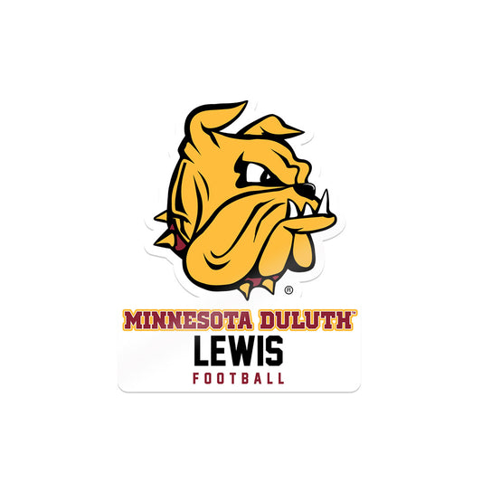UMN Duluth - NCAA Football : Spencer Lewis - Sticker-0