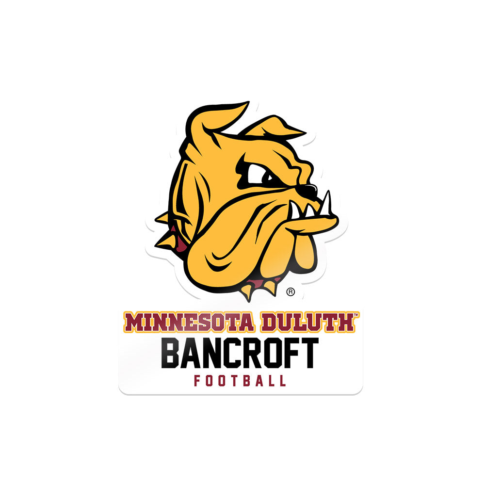 UMN Duluth - NCAA Football : Caleb Bancroft - Sticker-0