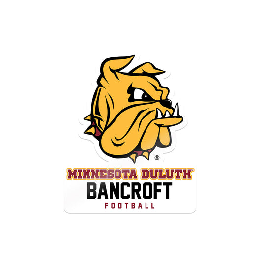 UMN Duluth - NCAA Football : Caleb Bancroft - Sticker-0