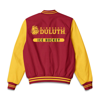 UMN Duluth - NCAA Men's Ice Hockey : Bennett Hellie - Bomber Jacket-1