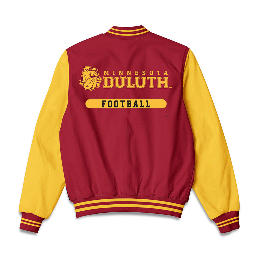 UMN Duluth - NCAA Football : Gavin Schmidt - Bomber Jacket-1