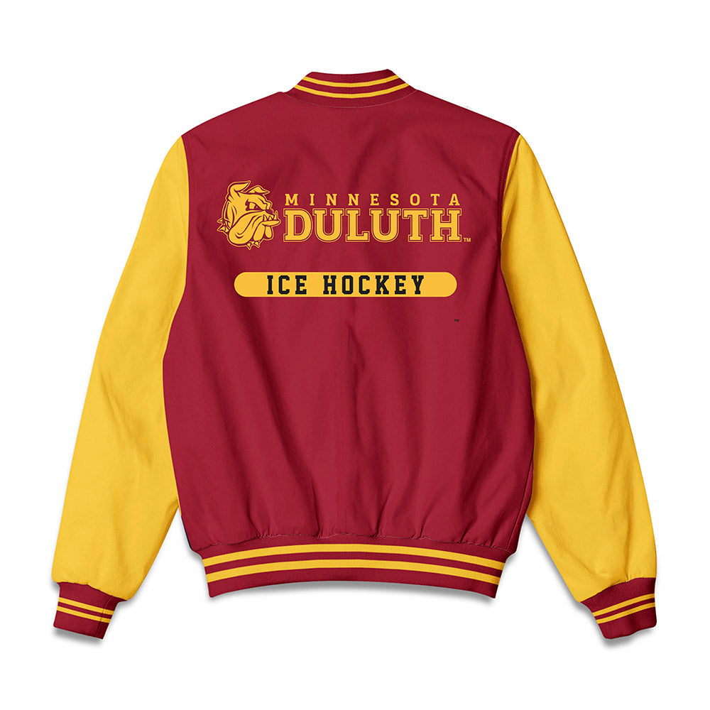 UMN Duluth - NCAA Men's Ice Hockey : Grayden Siepmann - Bomber Jacket-1