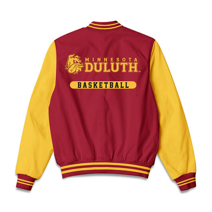 UMN Duluth - NCAA Men's Basketball : Billy DeMars - Bomber Jacket-1