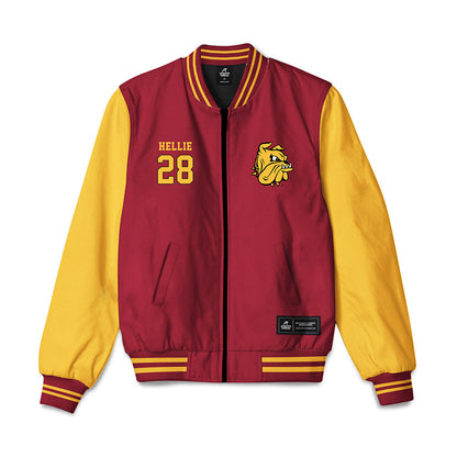 UMN Duluth - NCAA Men's Ice Hockey : Bennett Hellie - Bomber Jacket-0