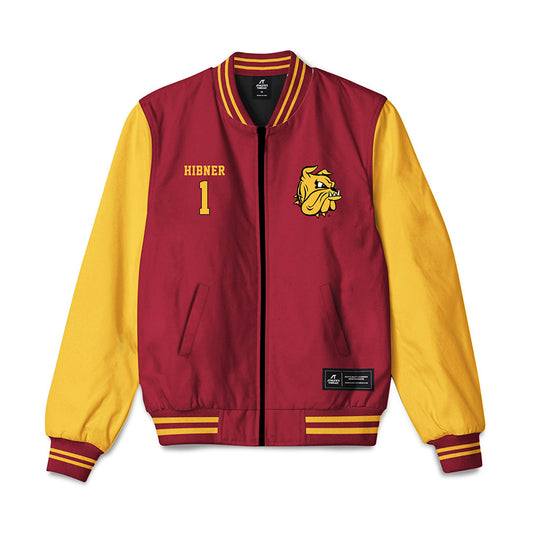 UMN Duluth - NCAA Men's Basketball : Jacob Hibner - Bomber Jacket-0