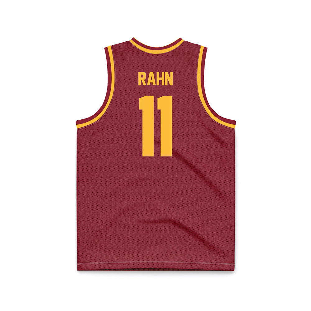 UMN Duluth - NCAA Men's Basketball : Wes Rahn - Maroon Basketball Jersey-1