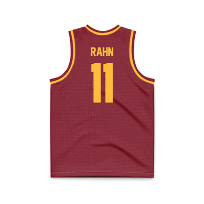 UMN Duluth - NCAA Men's Basketball : Wes Rahn - Maroon Basketball Jersey-1