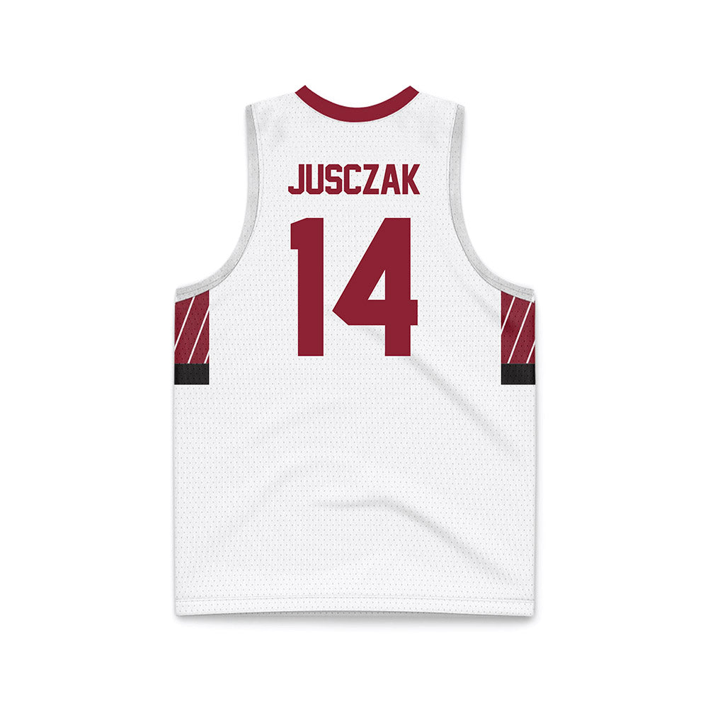 UMN Duluth - NCAA Women's Basketball : Karly Jusczak - White Basketball Jersey-1