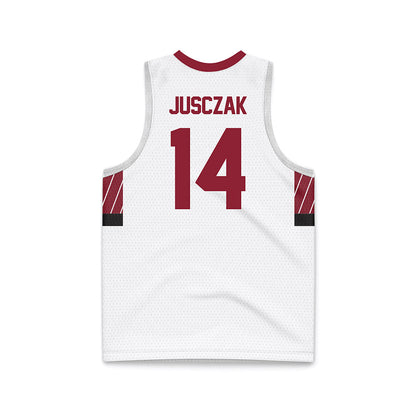 UMN Duluth - NCAA Women's Basketball : Karly Jusczak - White Basketball Jersey-1