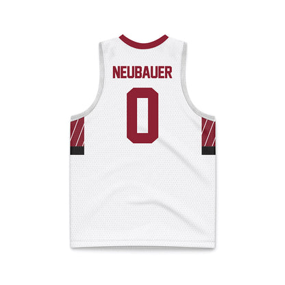 UMN Duluth - NCAA Women's Basketball : Torie Neubauer - White Basketball Jersey-1