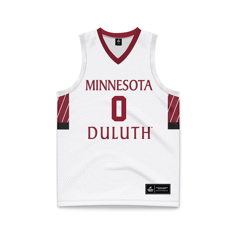 UMN Duluth - NCAA Women's Basketball : Torie Neubauer - White Basketball Jersey-0