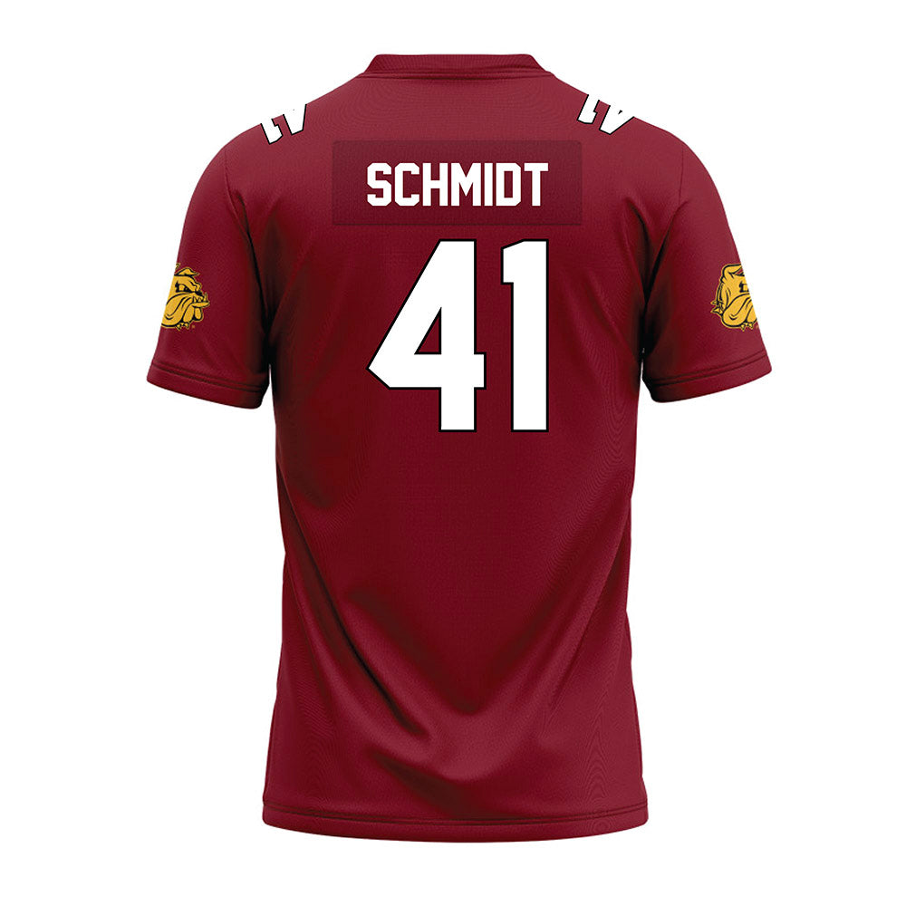 UMN Duluth - NCAA Football : Gavin Schmidt - Maroon Premium Football Jersey-1