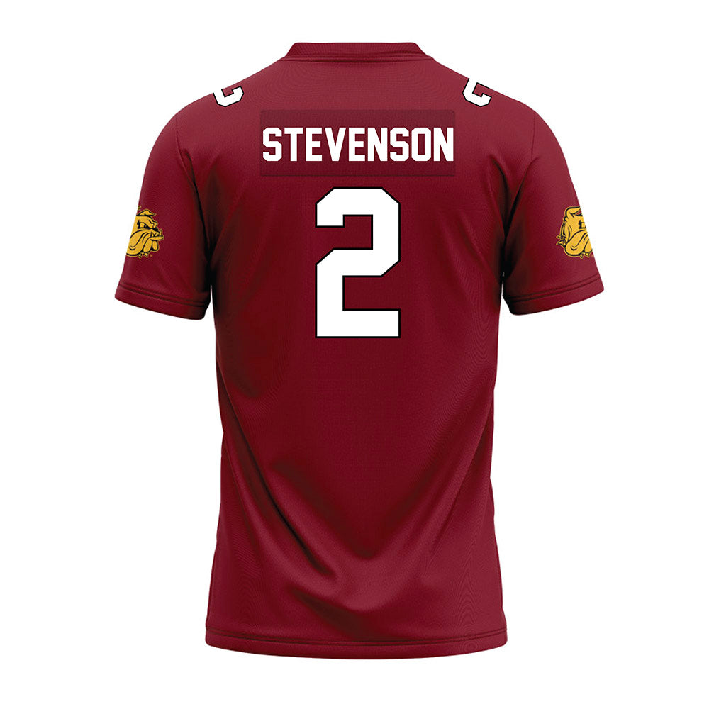 UMN Duluth - NCAA Football : Kenneth Stevenson - Maroon Premium Football Jersey-1