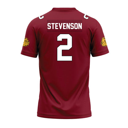 UMN Duluth - NCAA Football : Kenneth Stevenson - Maroon Premium Football Jersey-1