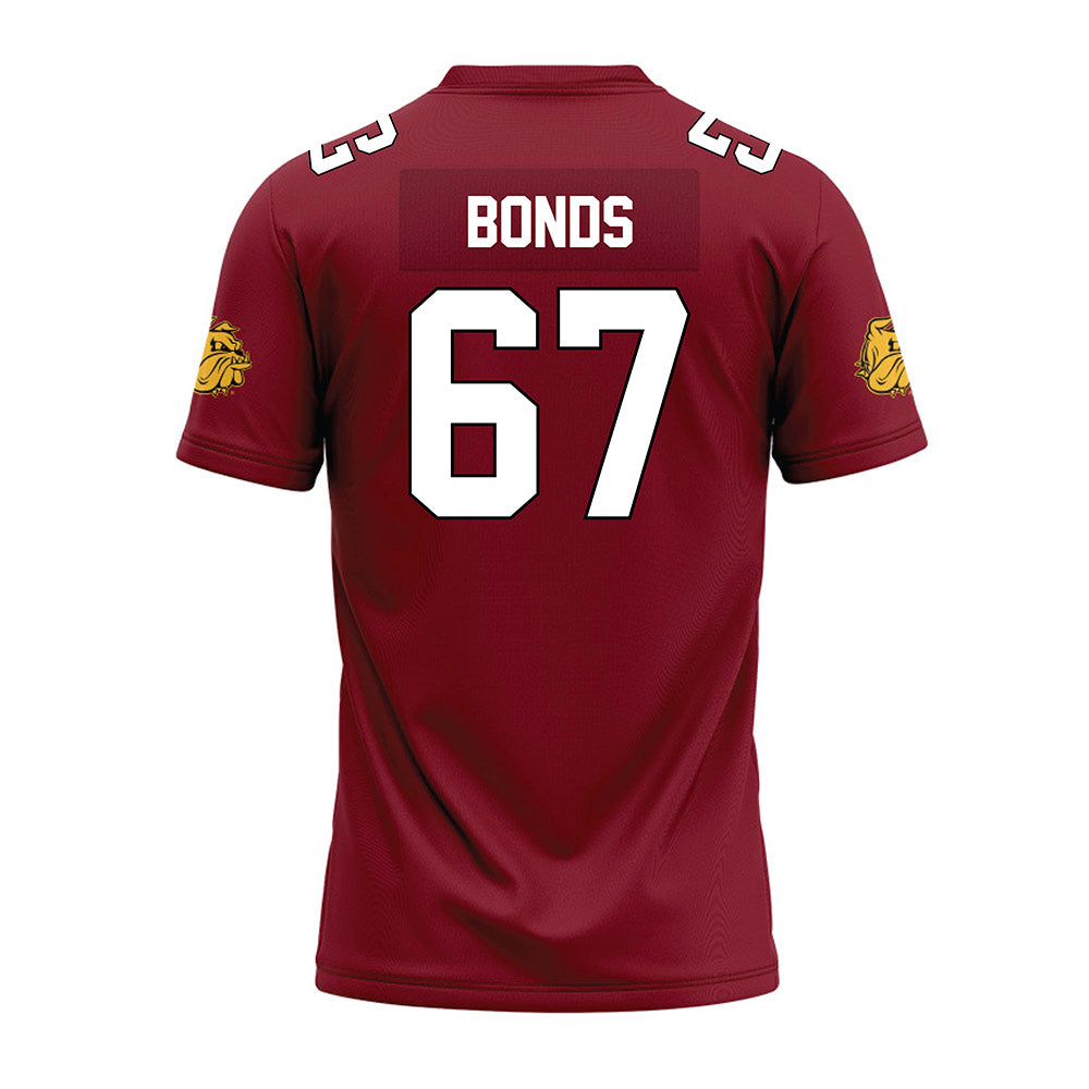 UMN Duluth - NCAA Football : Kaden Bonds - Maroon Premium Football Jersey-1