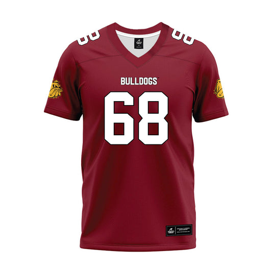 UMN Duluth - NCAA Football : Max Stuhlmacher - Maroon Premium Football Jersey-0