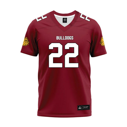 UMN Duluth - NCAA Football : Joshua Gonleh - Maroon Premium Football Jersey-0