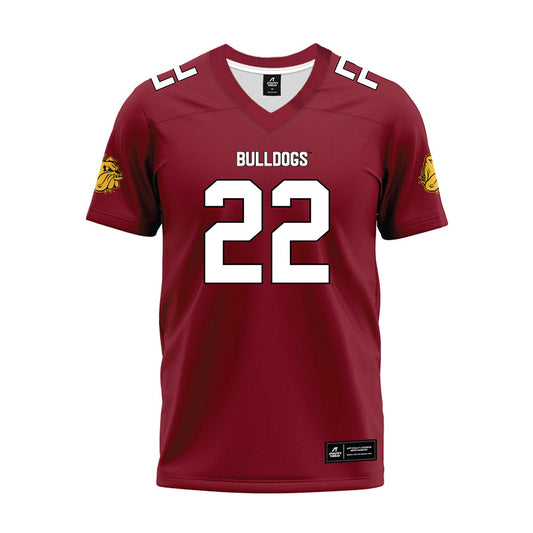 UMN Duluth - NCAA Football : Joshua Gonleh - Maroon Premium Football Jersey-0