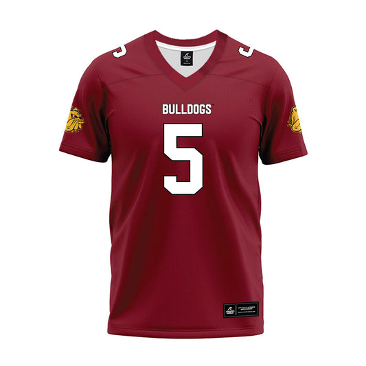 UMN Duluth - NCAA Football : Alex Reinke - Maroon Premium Football Jersey-0