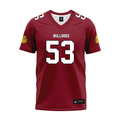 UMN Duluth - NCAA Football : Oliver Englund - Maroon Premium Football Jersey-0