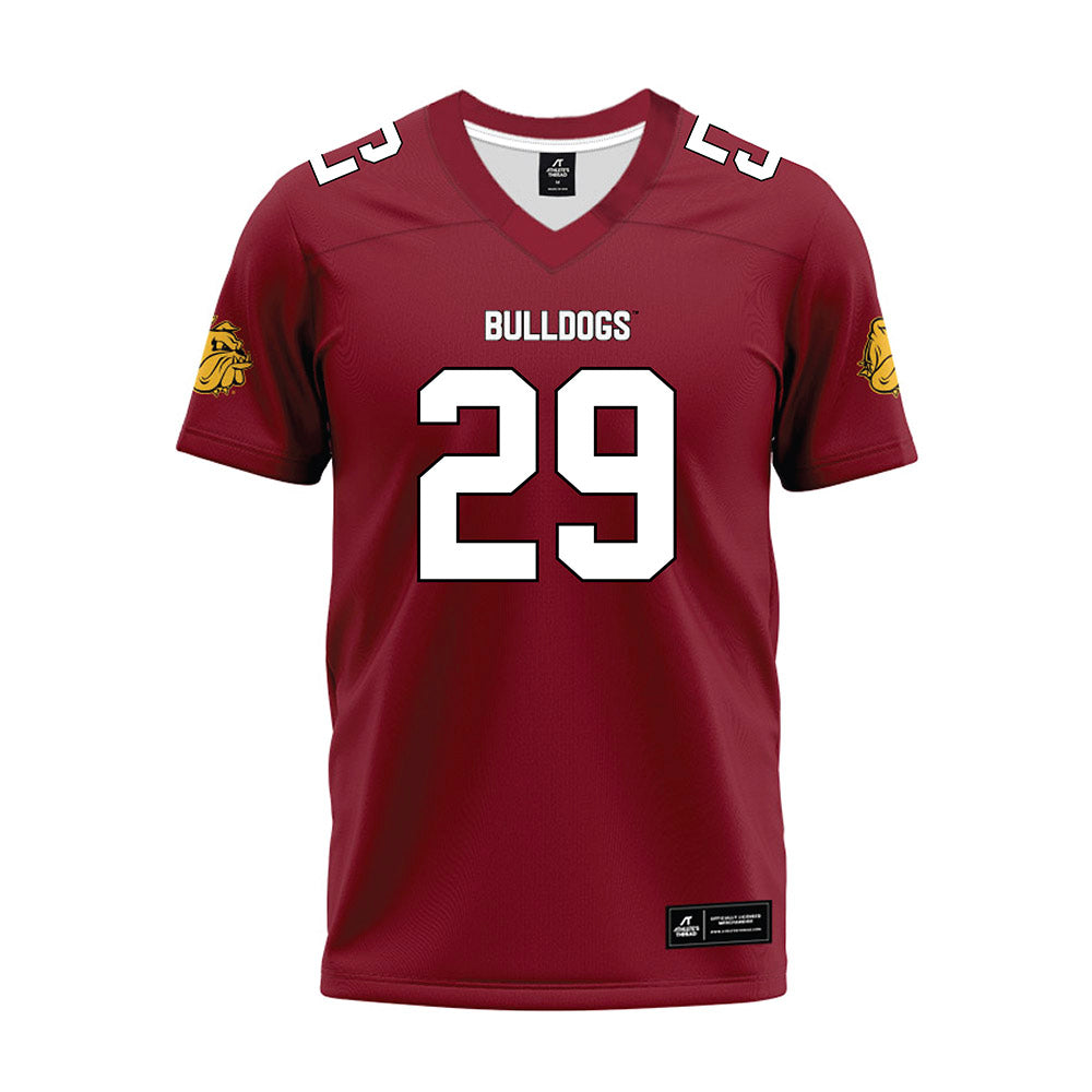 UMN Duluth - NCAA Football : Deanna Bowers - Maroon Premium Football Jersey-0