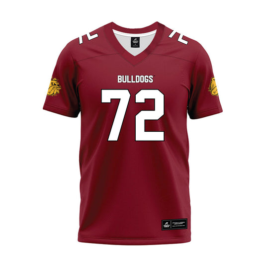 UMN Duluth - NCAA Football : Brodyn Wilcox - Maroon Premium Football Jersey-0