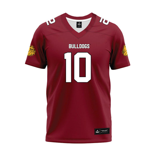 UMN Duluth - NCAA Football : Charlie Hornacek - Maroon Premium Football Jersey-0