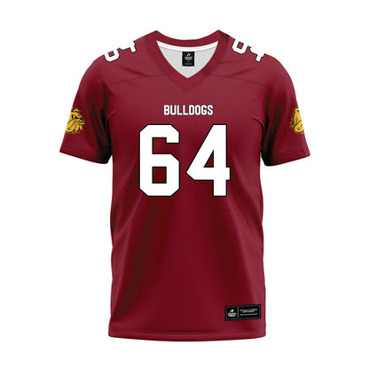 UMN Duluth - NCAA Football : Zach Johnson - Maroon Premium Football Jersey-0