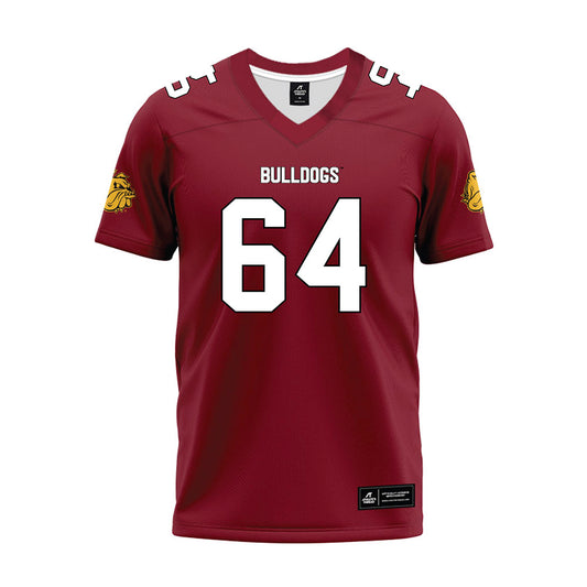 UMN Duluth - NCAA Football : Zach Johnson - Maroon Premium Football Jersey-0