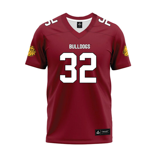 UMN Duluth - NCAA Football : Francis OMalley - Maroon Premium Football Jersey-0