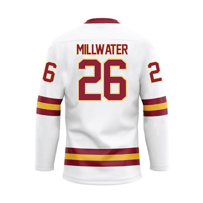UMN Duluth - NCAA Women's Ice Hockey : Devyn Millwater - White Hockey Jersey-1