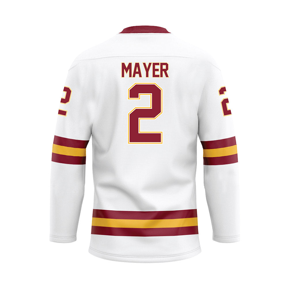 UMN Duluth - NCAA Women's Ice Hockey : Rae Mayer - White Hockey Jersey-1