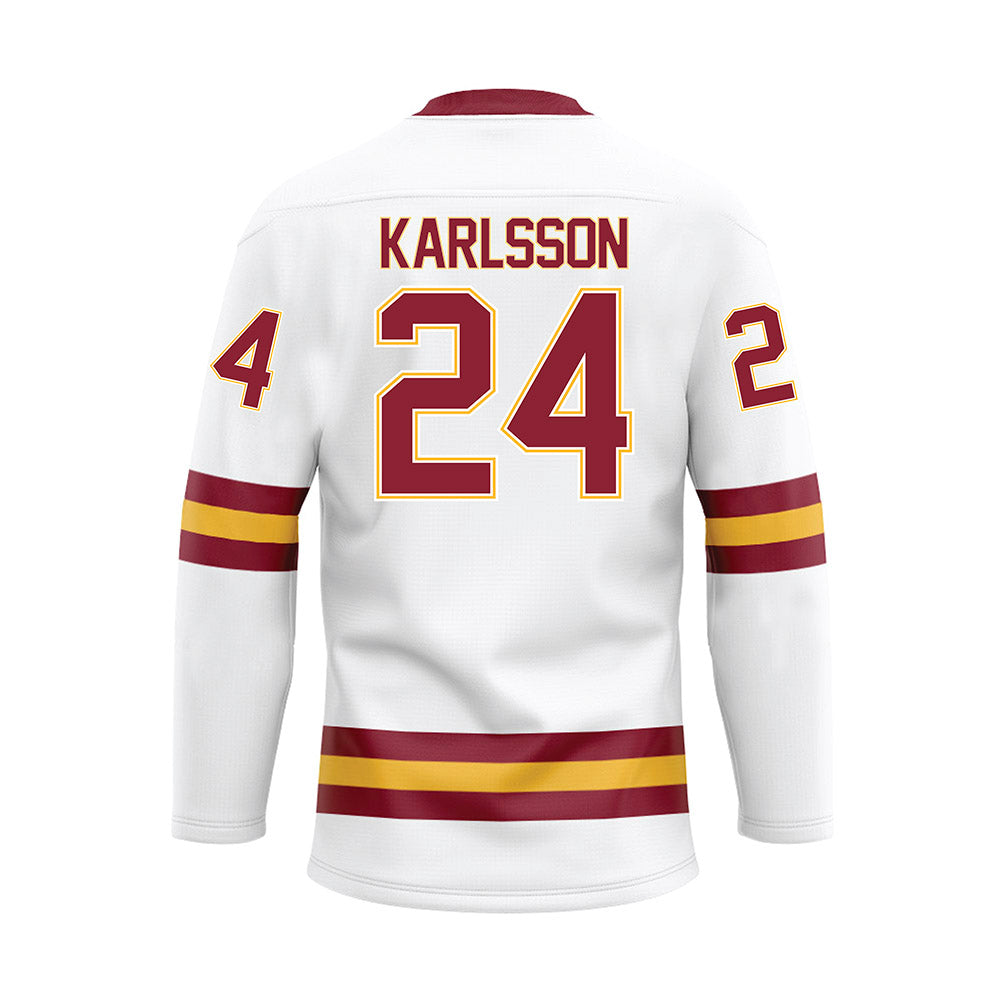 UMN Duluth - NCAA Women's Ice Hockey : Ida Karlsson - White Hockey Jersey-1