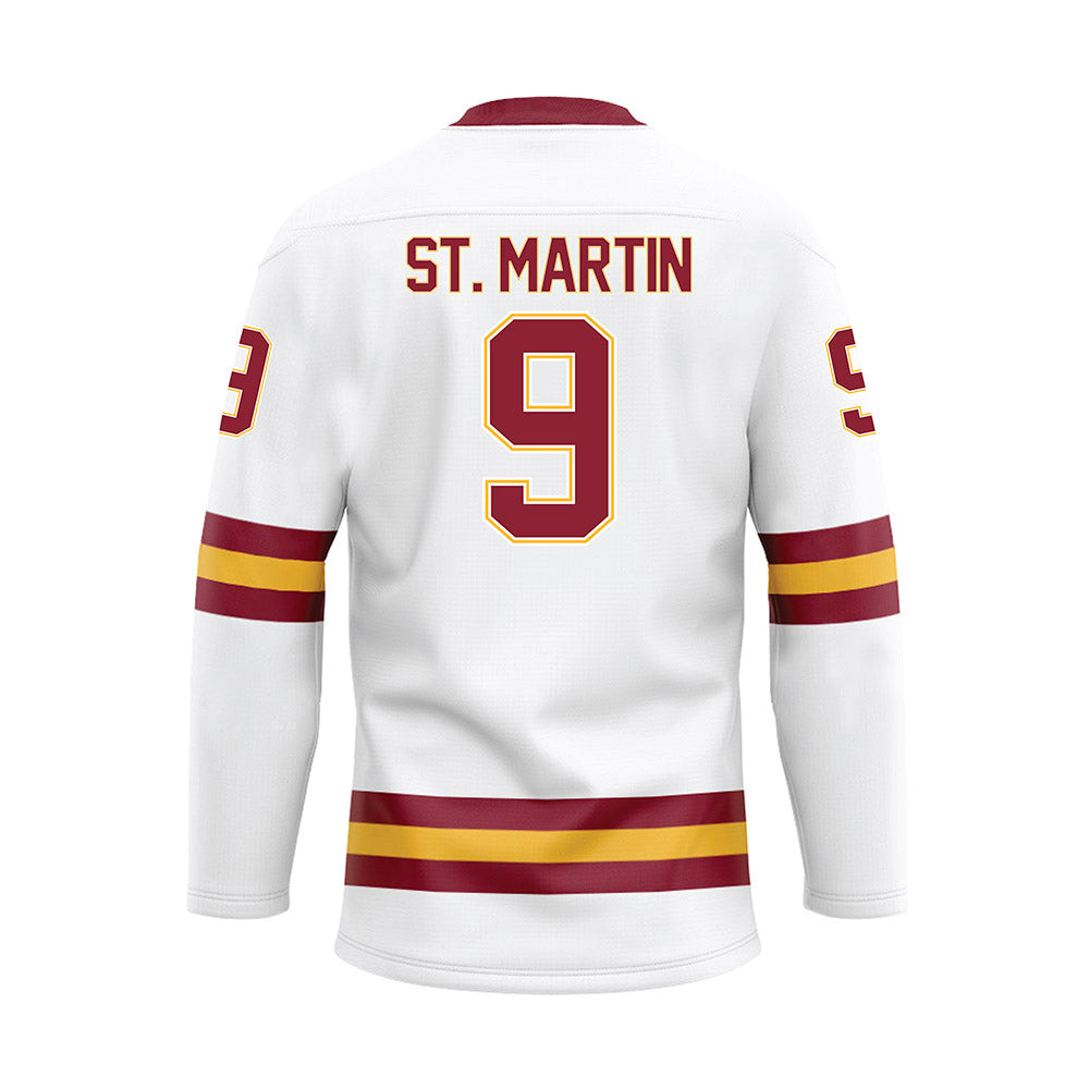 UMN Duluth - NCAA Women's Ice Hockey : Josie St. Martin - White Hockey Jersey-1