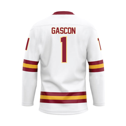 UMN Duluth - NCAA Women's Ice Hockey : Eve Gascon - White Hockey Jersey-1